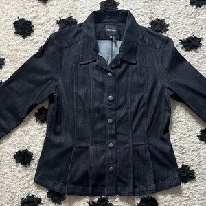 NIC & ZOE size small Women's Dark Denim Jacket